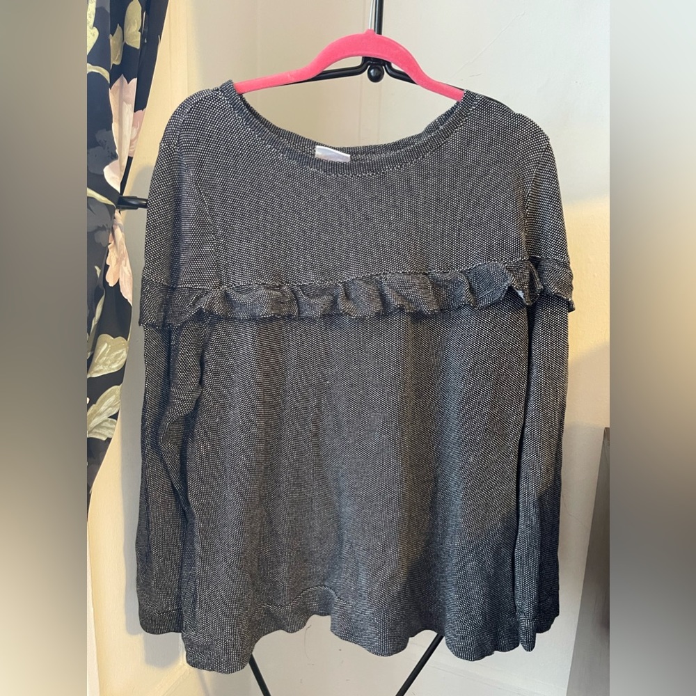 AVA & VIV ruffled shirt